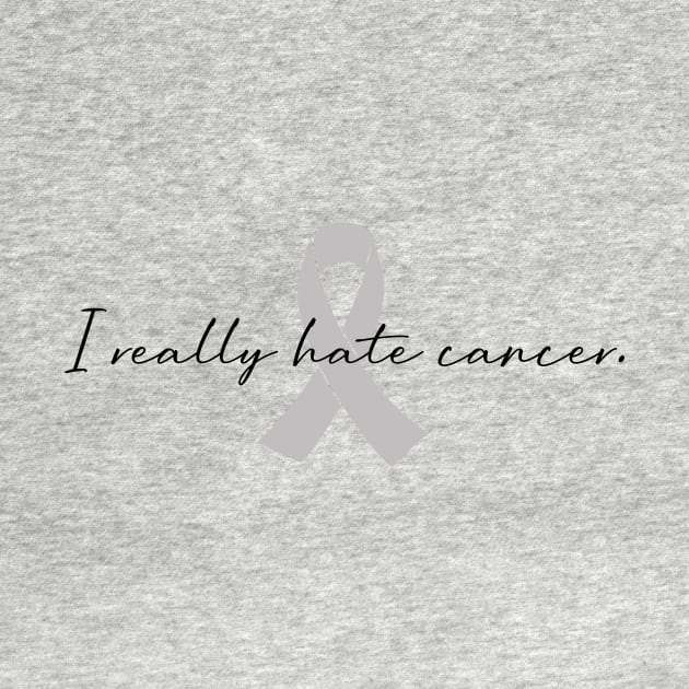 I Really Hate Cancer | GBM Brain Cancer Awareness by k8creates